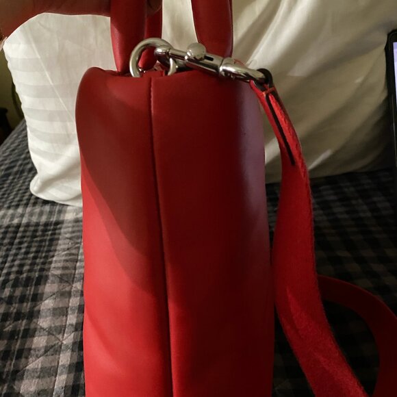 Bundle: Coach Red Pillow Tote and Coach Red Micro Wallet - Picture 4 of 16